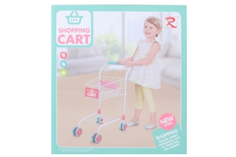 Kinder metalen winkelwagentje