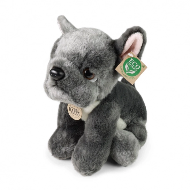 Rappa Pluchen Franse Bulldog zittend
