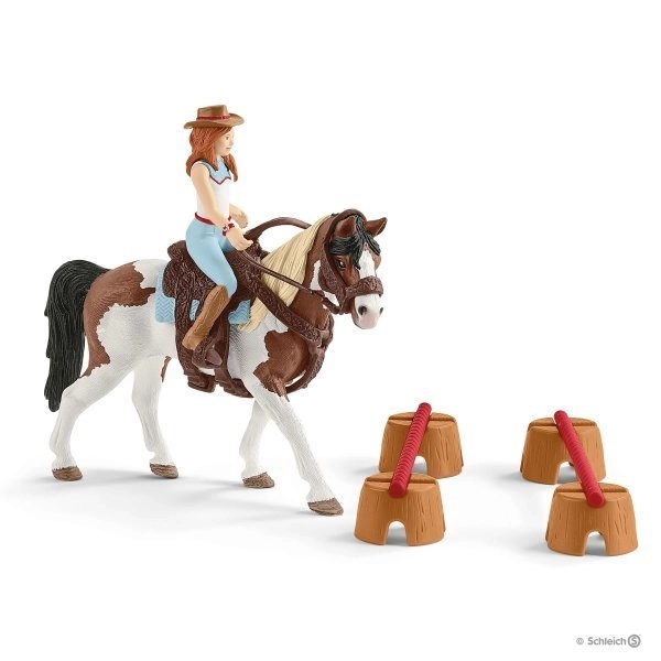 SCHLEICH Horse Club® 42441 Hannah en western ruiter set