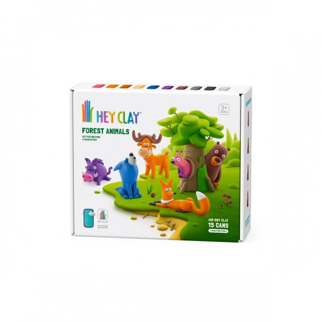 Hey Clay plasticine set Bosdieren