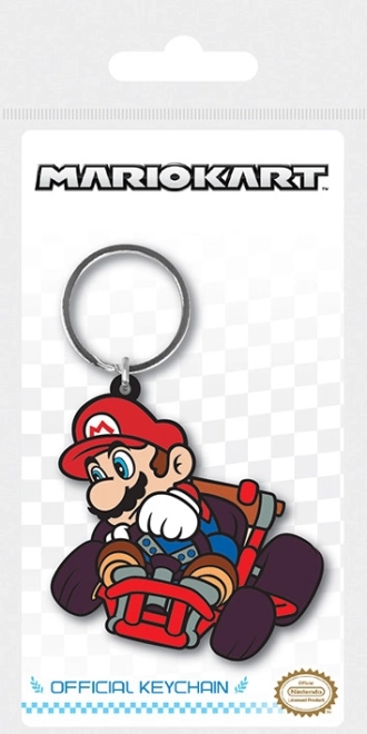 Porte-clés en caoutchouc Mario Kart