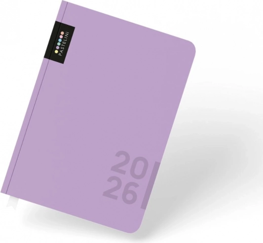 Tagesplaner A5 2026 PASTELINI lila
