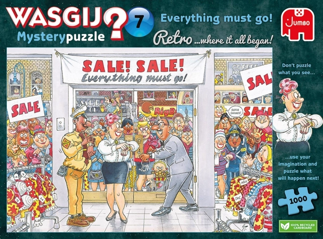 Puzzle Wasgij Mystery 7: Alles moet weg! 1000 stuks