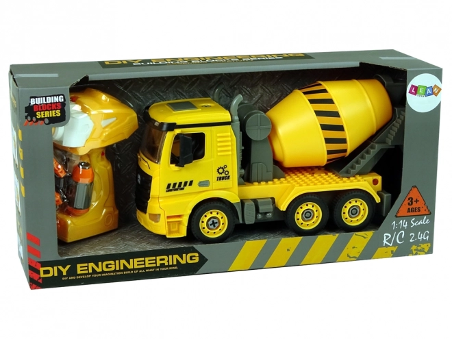 Remote Control Concrete Mixer DIY with Drill 2.4GHz