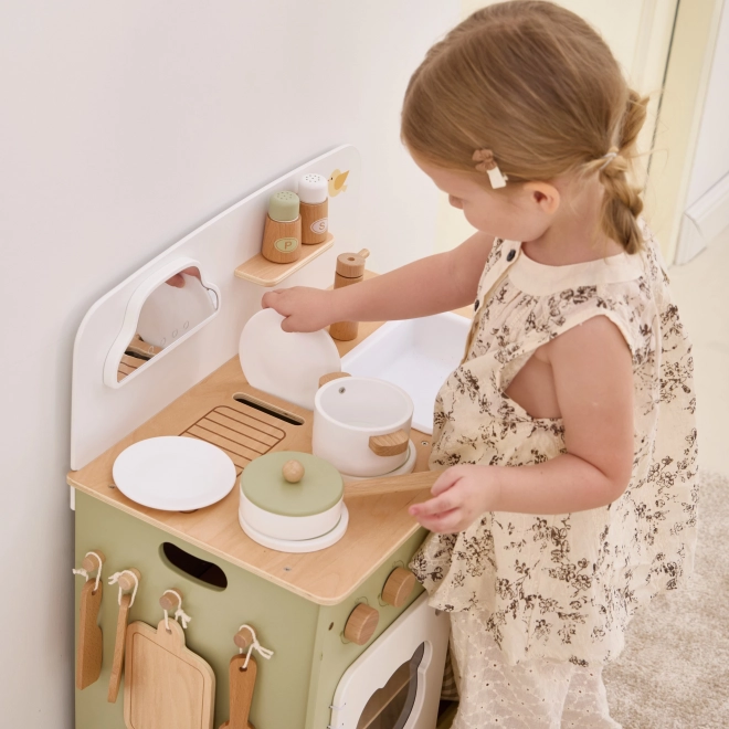 Wooden Kitchen Playset
