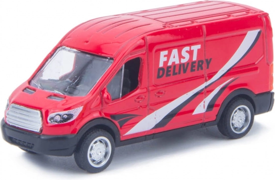 Metal and Plastic Toy Van with Flywheel Drive