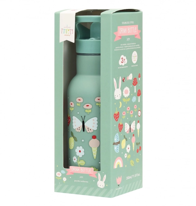 A Little Lovely Company Stainless steel drinking bottle 500 ml – Joy