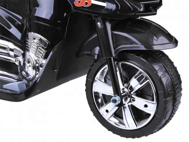Sportliches Kinder-Motorrad mit LED-Beleuchtung – Schwarz