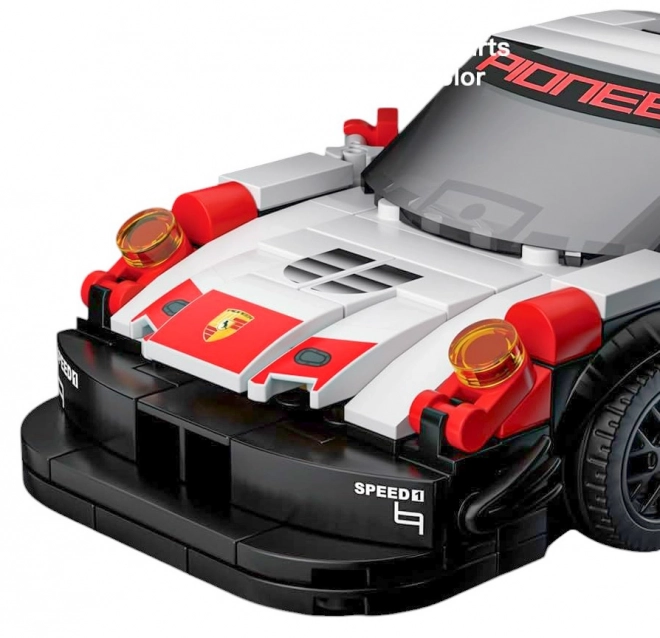 349st Set van sportwagenblokjes. Wit