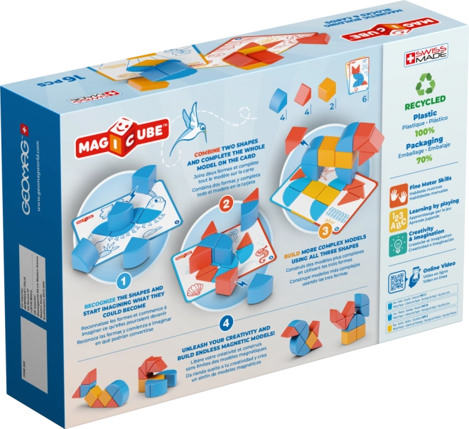 Magnetische vormen voor gemakkelijk en stabiel bouwen
