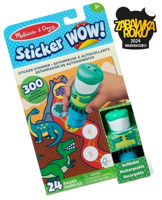 Creative Sticker Set with Dinosaurs – Melissa & Doug