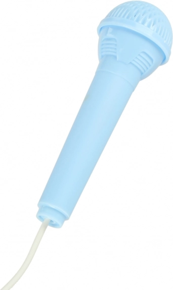 Interactief kindertoetsenbord met microfoon - blauw