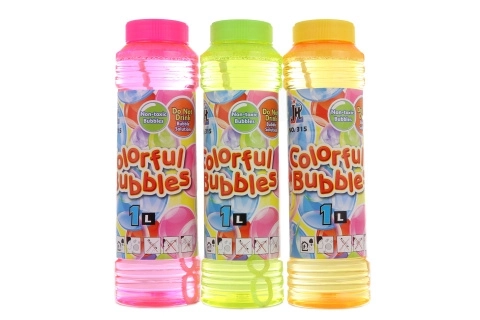 Bublifuk Kleurige Bellen 1l 1st (mix)