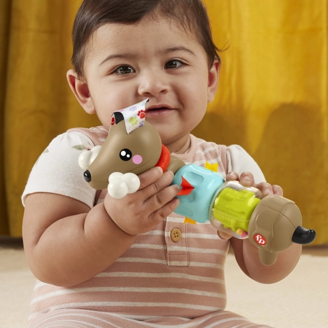 Fisher-Price Rattling and Clacking Dachshund Toy