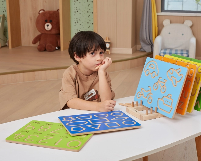 Tablette en bois pour la relaxation des mains