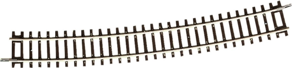 Roco Line Curved Track R10 with Wooden Sleepers