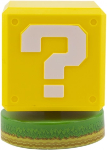 Leuchtende ikonische Lampe Super Mario – Fragezeichen-Block