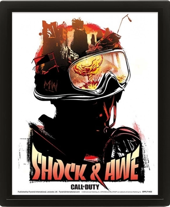 3D Picture CALL OF DUTY Shock