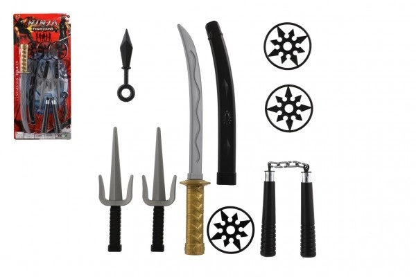 Ninja zwaardset met accessoires