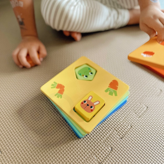 Puzzle Montessori formes et couleurs avec animaux