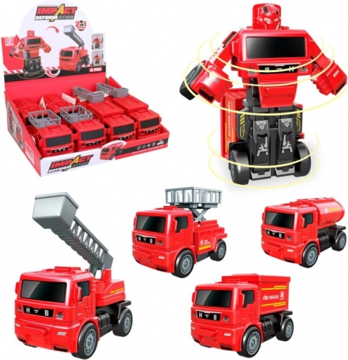 Robotic Fire Truck with Flywheel