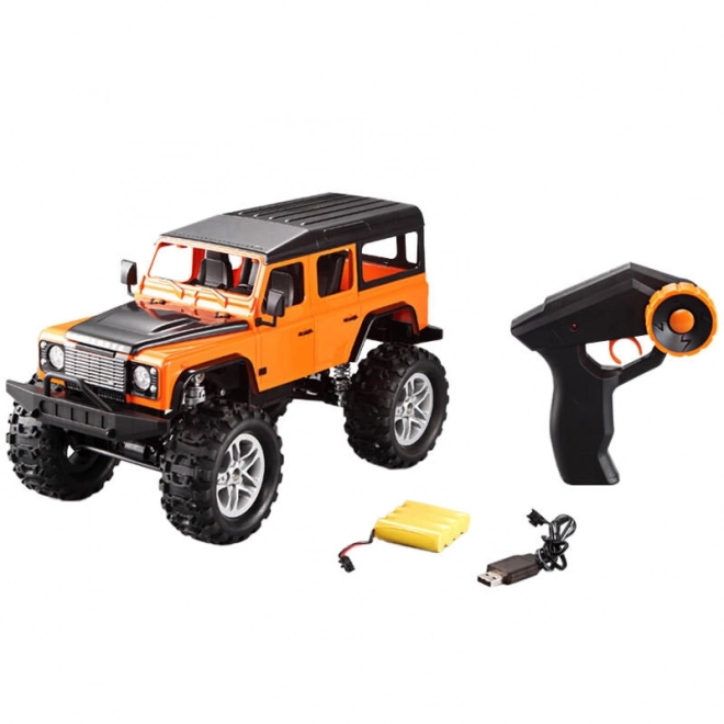 Afstandsbediende auto Land Rover Defender 1:14 oranje