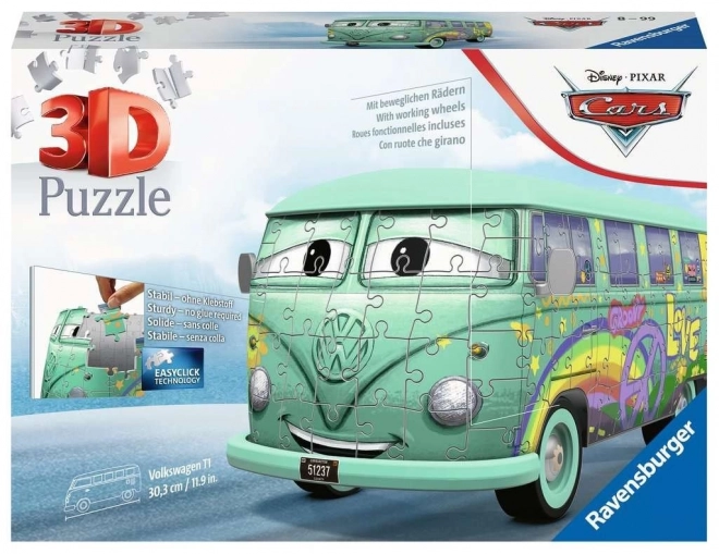 RAVENSBURGER 3D puzzelbus Auto's: Fillmore 162 stukken
