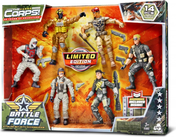 The Corps! Soldier 6 articulated figures 10.5 cm