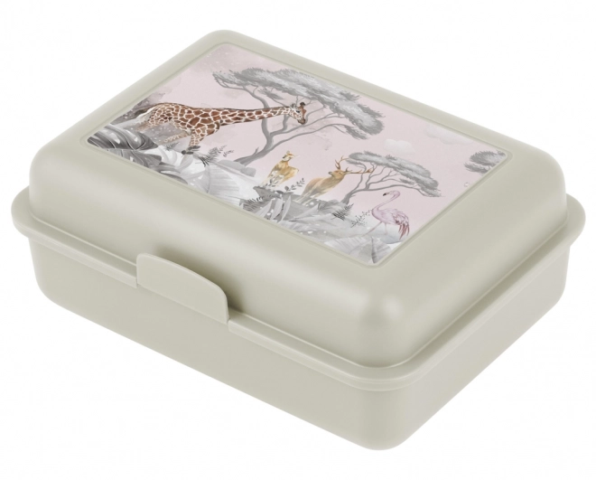 Schoolset BAAGL Safari: Ergonomische rugzak, etui, zak, mappen, doos
