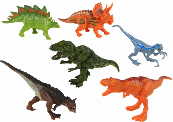 Set voertuigen Grote helikopter Dinosaurussen 8 st.