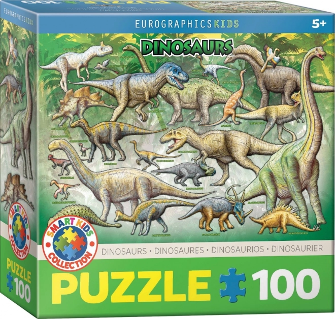 Puzzel Dinosauriërs 100 stukken