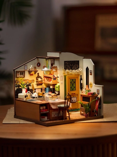 RoboTime 3D Puzzle en bois Cuisine Douillette