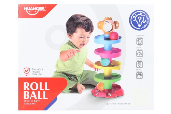 Bunter Spielspaß mit Äffchen-Motiv