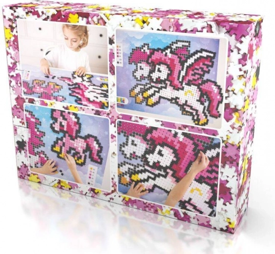 Pixel-style creating: precise 1:1 template