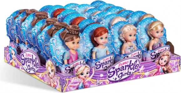 Zuru Sparkle Girlz winterprinses 11 cm – verpakking 48 stuks