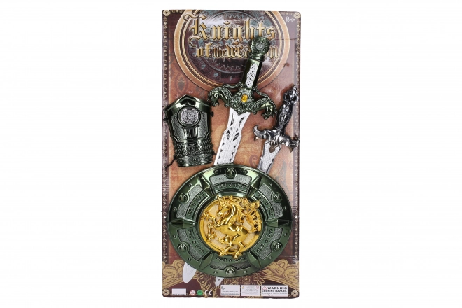 Ridder set met zwaard 50 cm 4 stuks