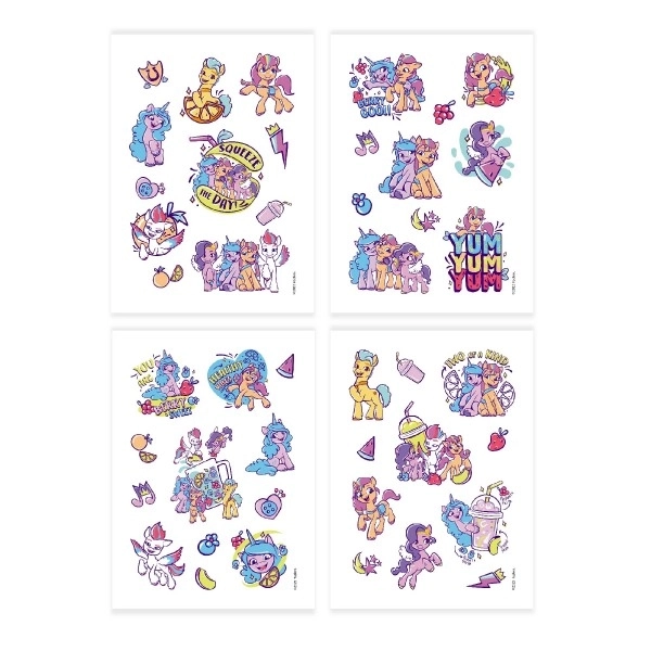 Tatoeages My Little Pony 4 bladen
