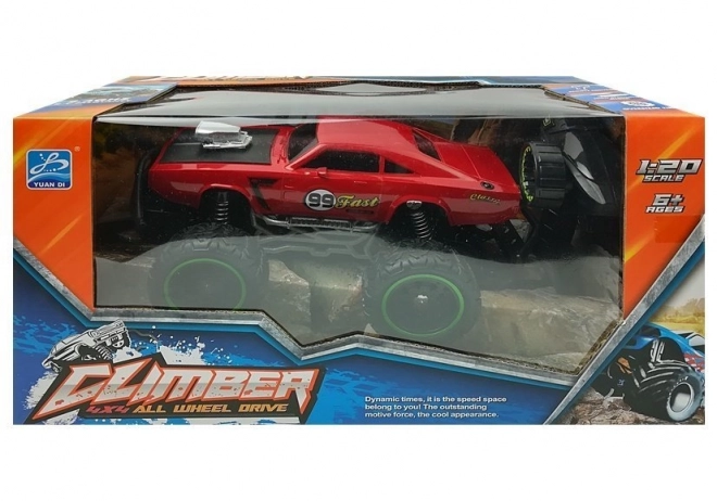 Rode op afstand bestuurbare terreinwagen R/C