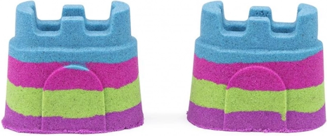 Four rainbow colors for mixing and layering