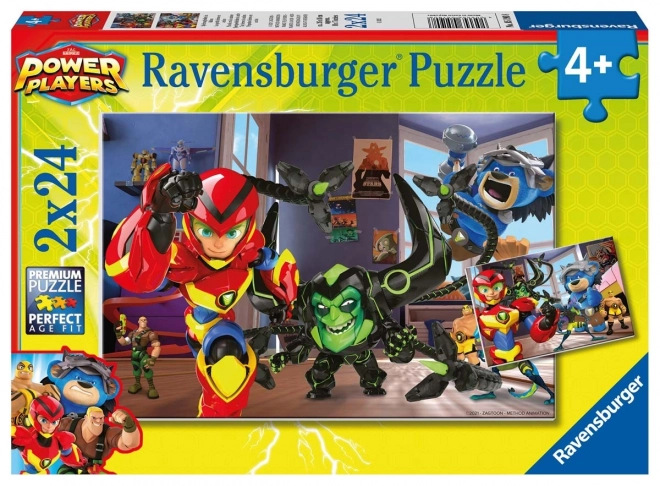 Ravensburger puzzel Helden in actie 2x24 stukjes