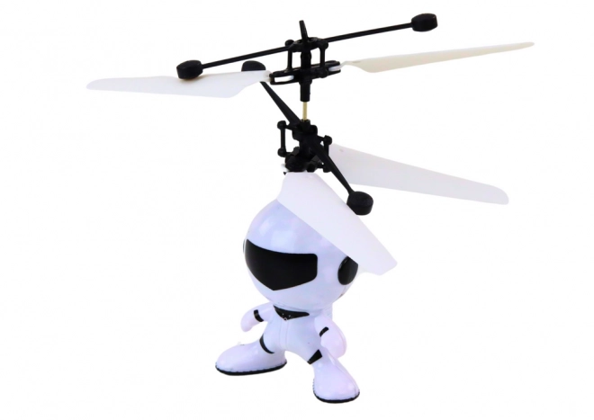 Vliegende astronaut Handmatige drone - helikopter Wit