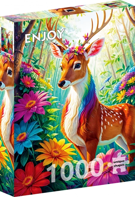 Geniet van Magische Hert Puzzle 1000 Stukken