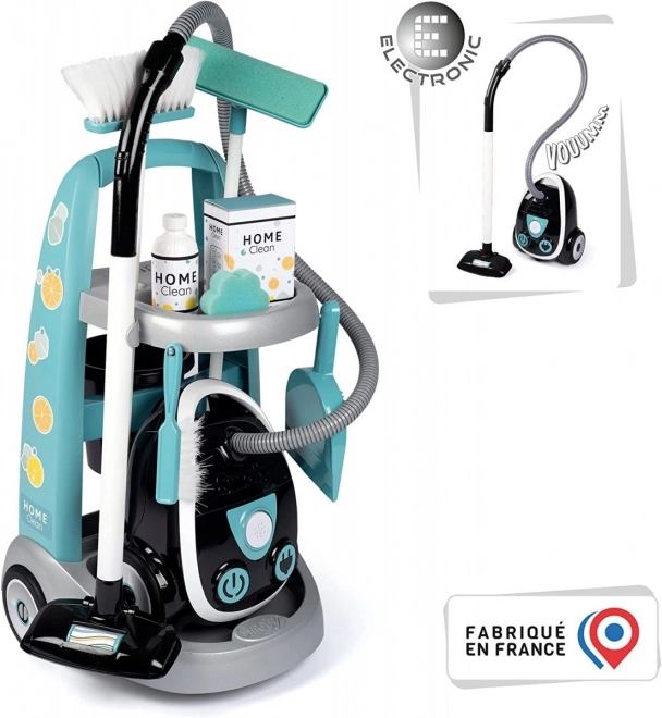 Smoby schoonmaakkarretje met stofzuiger voor kinderen