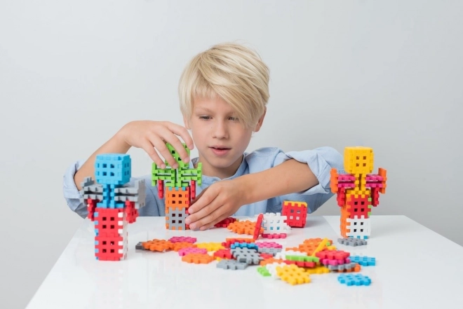 Constructieblokjes Waffle mini pastel 500 stuks