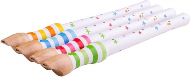 Flûte en bois pour enfants verte - Bigjigs Toys