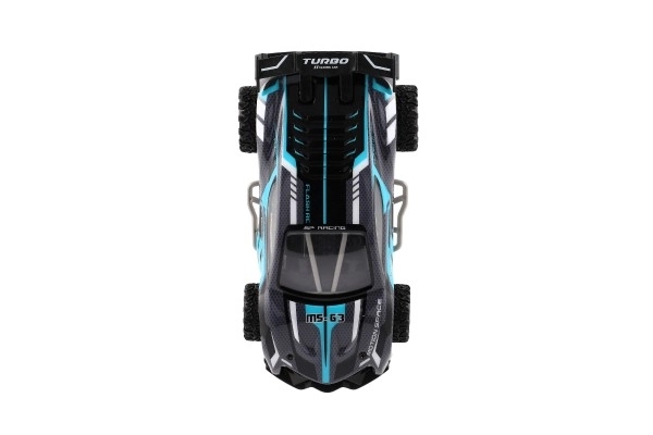 RC sportauto 2,4GHz grijs-turquoise 20cm – Grijs-turquoise