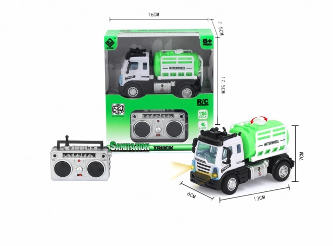 Mini sproeiwagen R/C 1:64