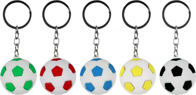 Porte-clés Ballon de Football 35 mm Mix de Couleurs