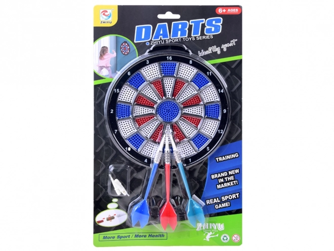 Trezní dartbord met 3 darts