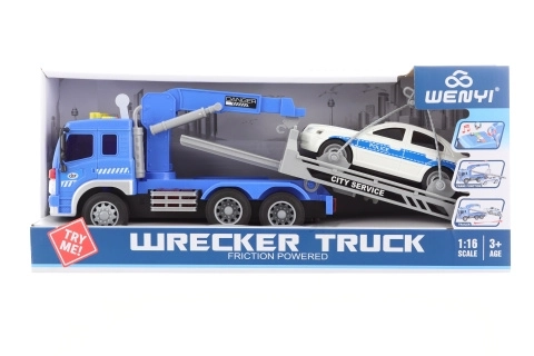 Battery Operated Tow Truck with Car